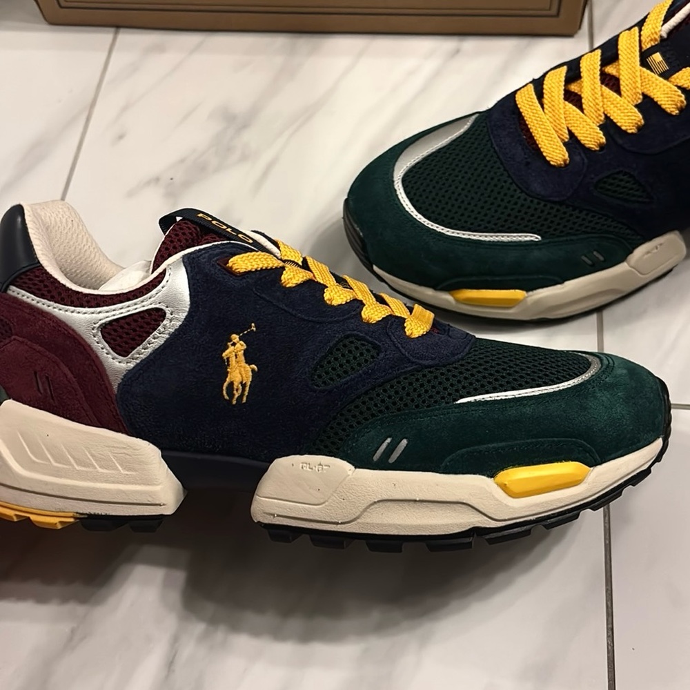 Men’s Polo Ralph Lauren Colorblock Sneakers - Picture 1 of 5